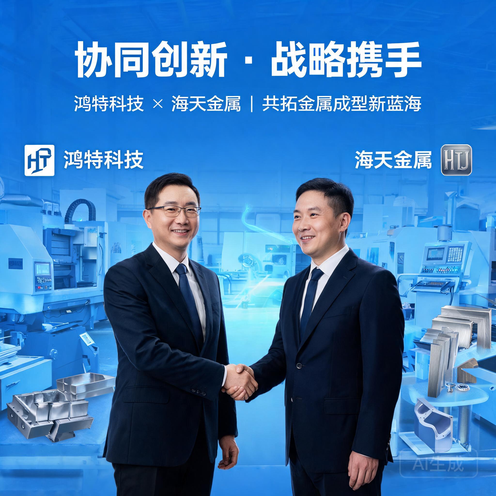 协同创新 | 鸿特科技与海天金属战略携手,共拓金属成型新蓝海