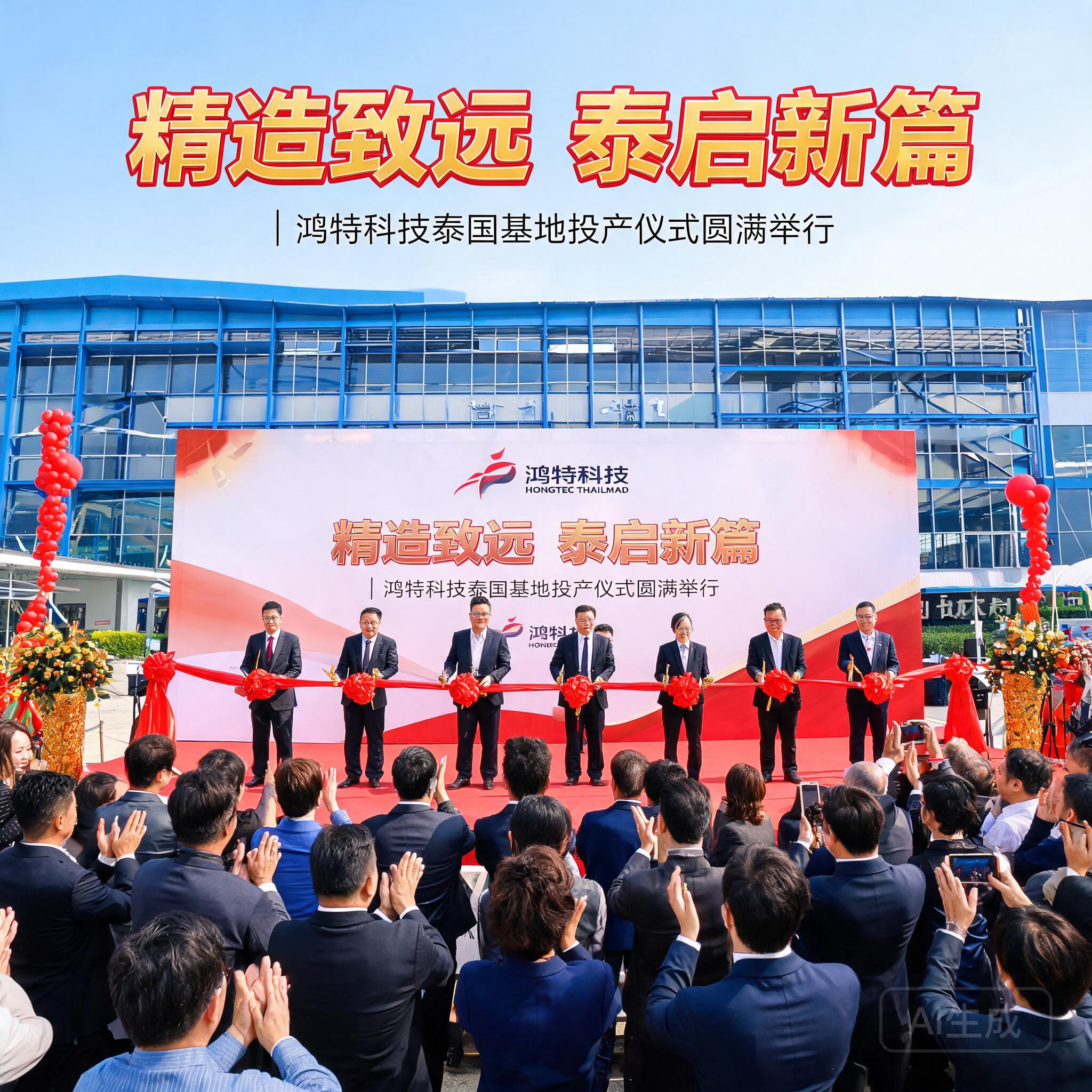 精造致远 泰启新篇|鸿特科技泰国基地投产仪式圆满举行