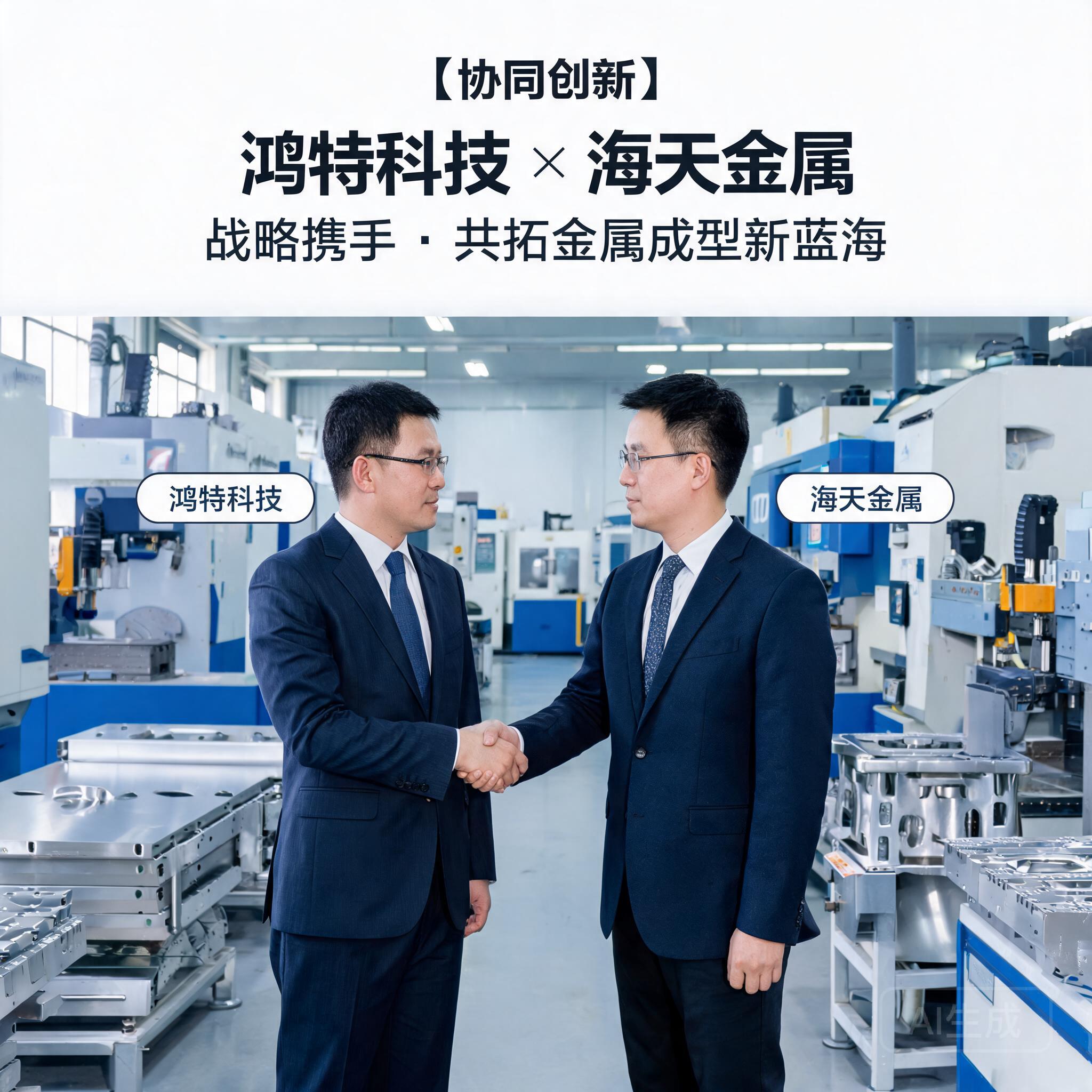 协同创新 | 鸿特科技与海天金属战略携手,共拓金属成型新蓝海