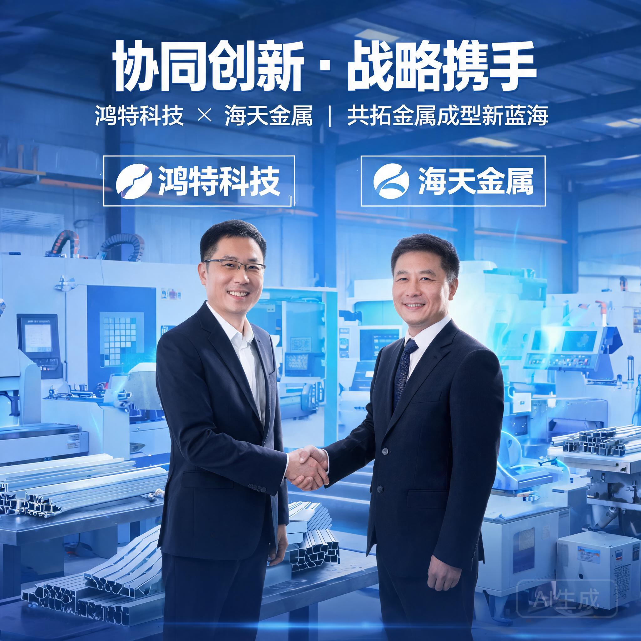 协同创新 | 鸿特科技与海天金属战略携手,共拓金属成型新蓝海