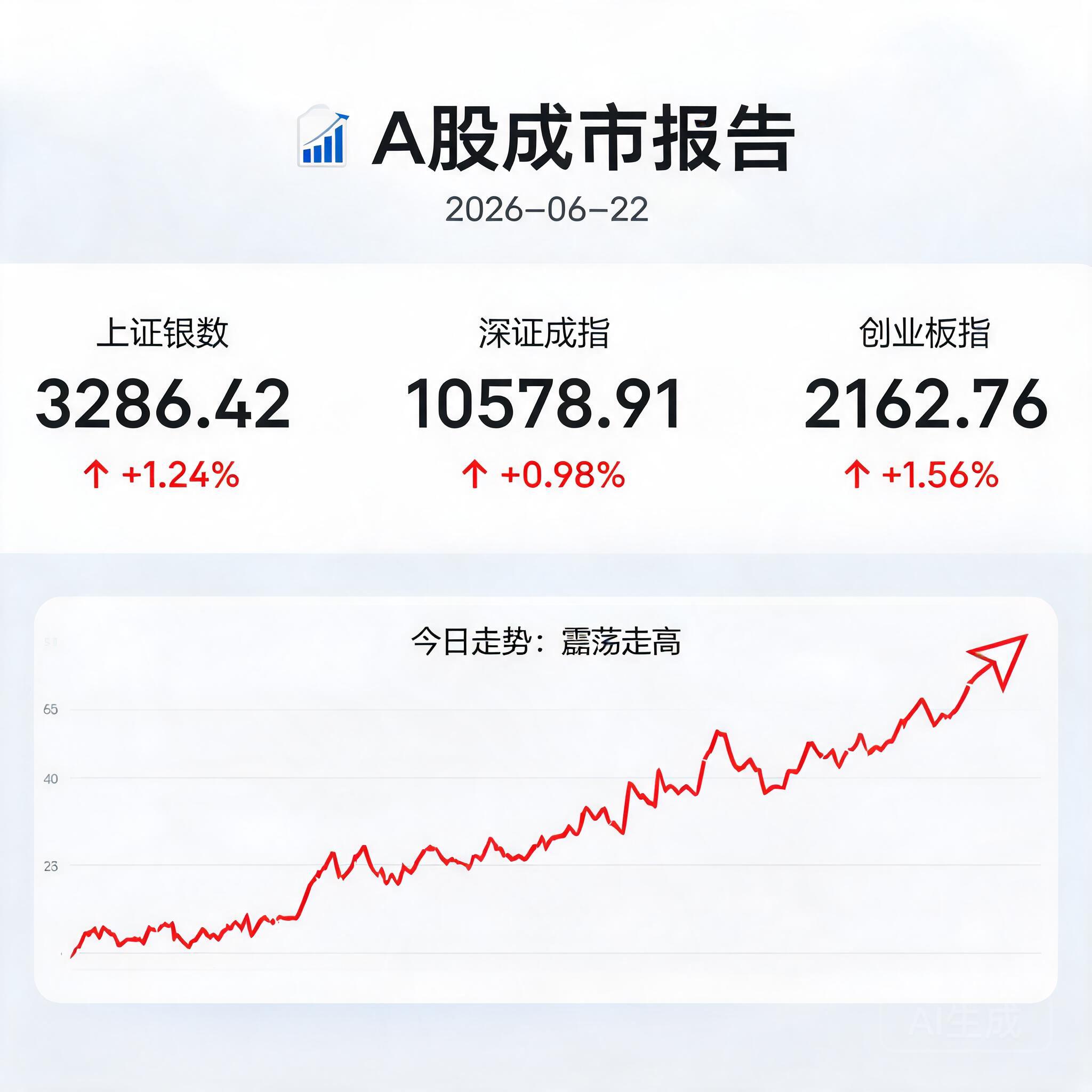 📊 A股收市报告 2026-06-22