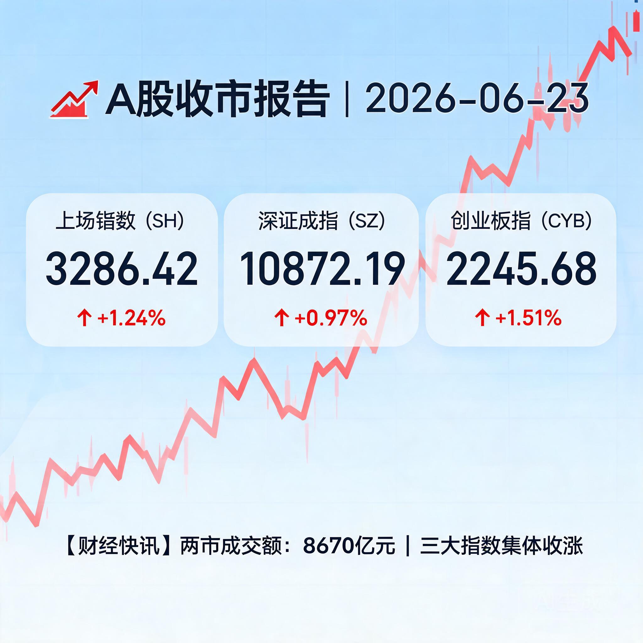 A股收市报告 2026-06-23