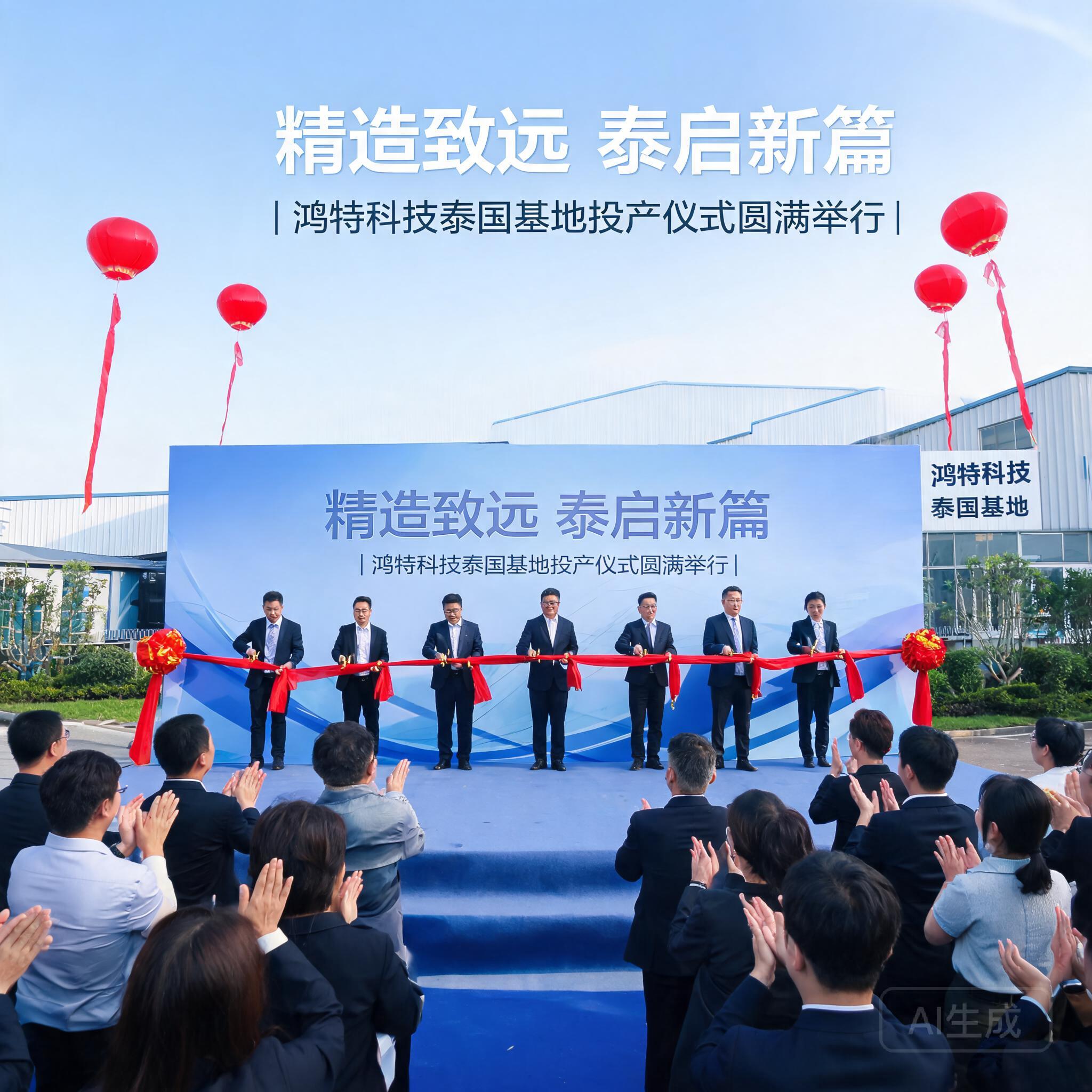 精造致远 泰启新篇|鸿特科技泰国基地投产仪式圆满举行