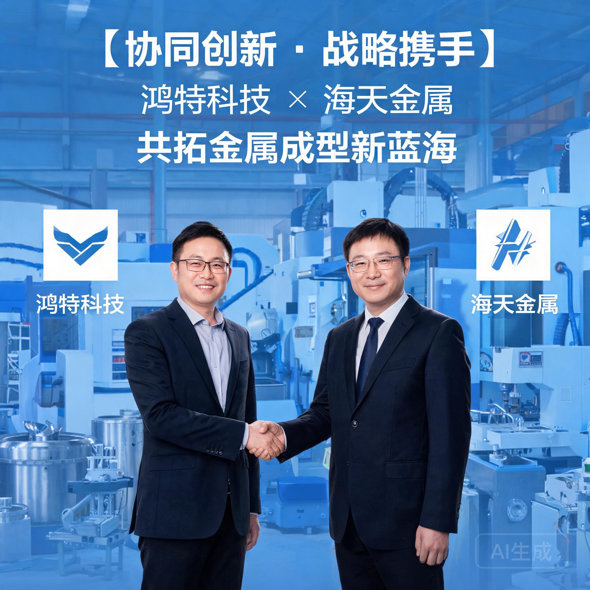 协同创新 | 鸿特科技与海天金属战略携手，共拓金属成型新蓝海