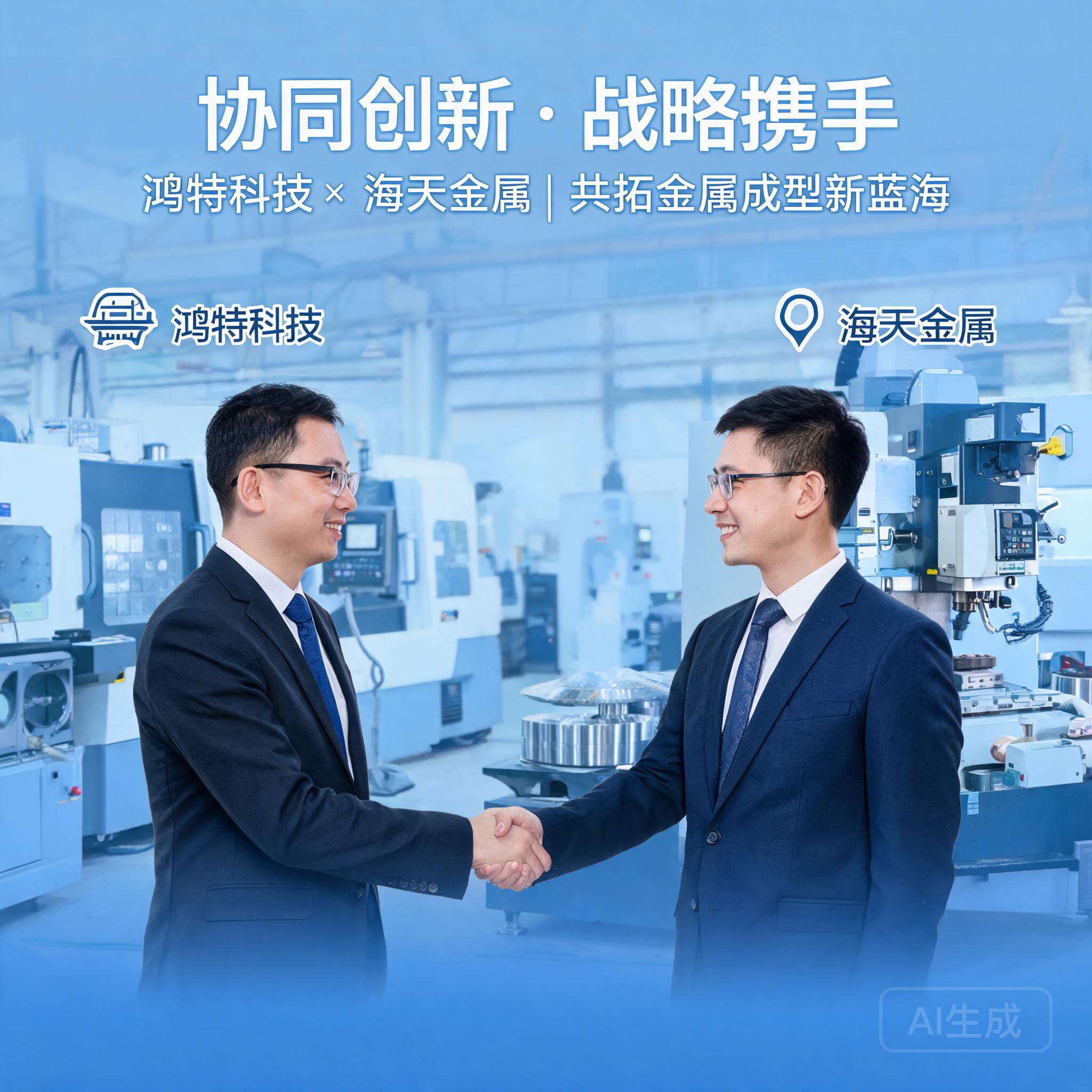 协同创新 | 鸿特科技与海天金属战略携手,共拓金属成型新蓝海