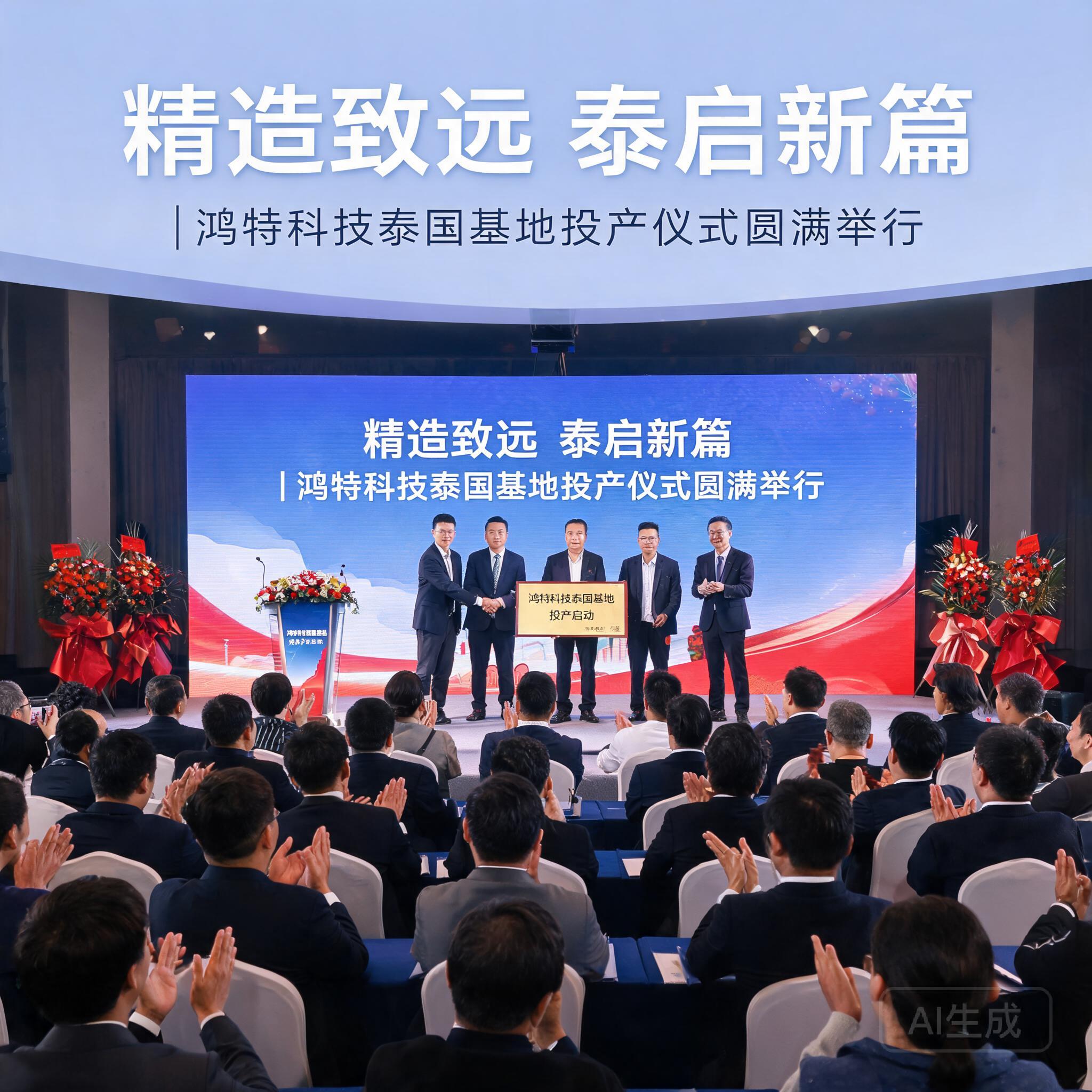 精造致远 泰启新篇|鸿特科技泰国基地投产仪式圆满举行