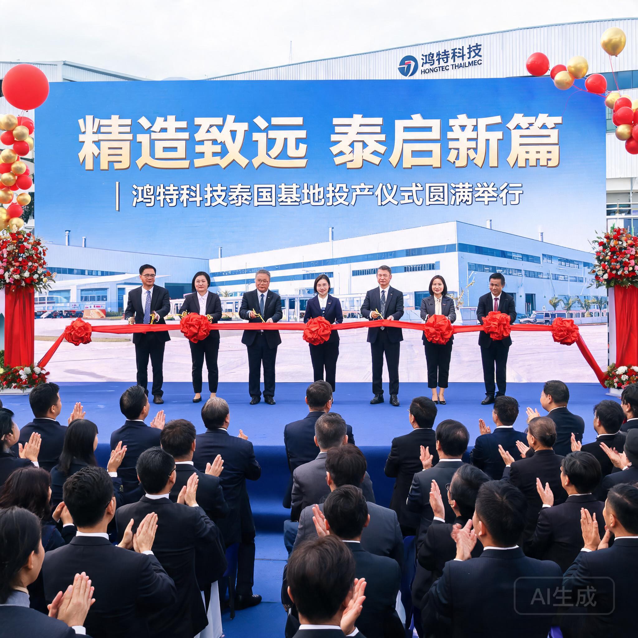 精造致远 泰启新篇|鸿特科技泰国基地投产仪式圆满举行