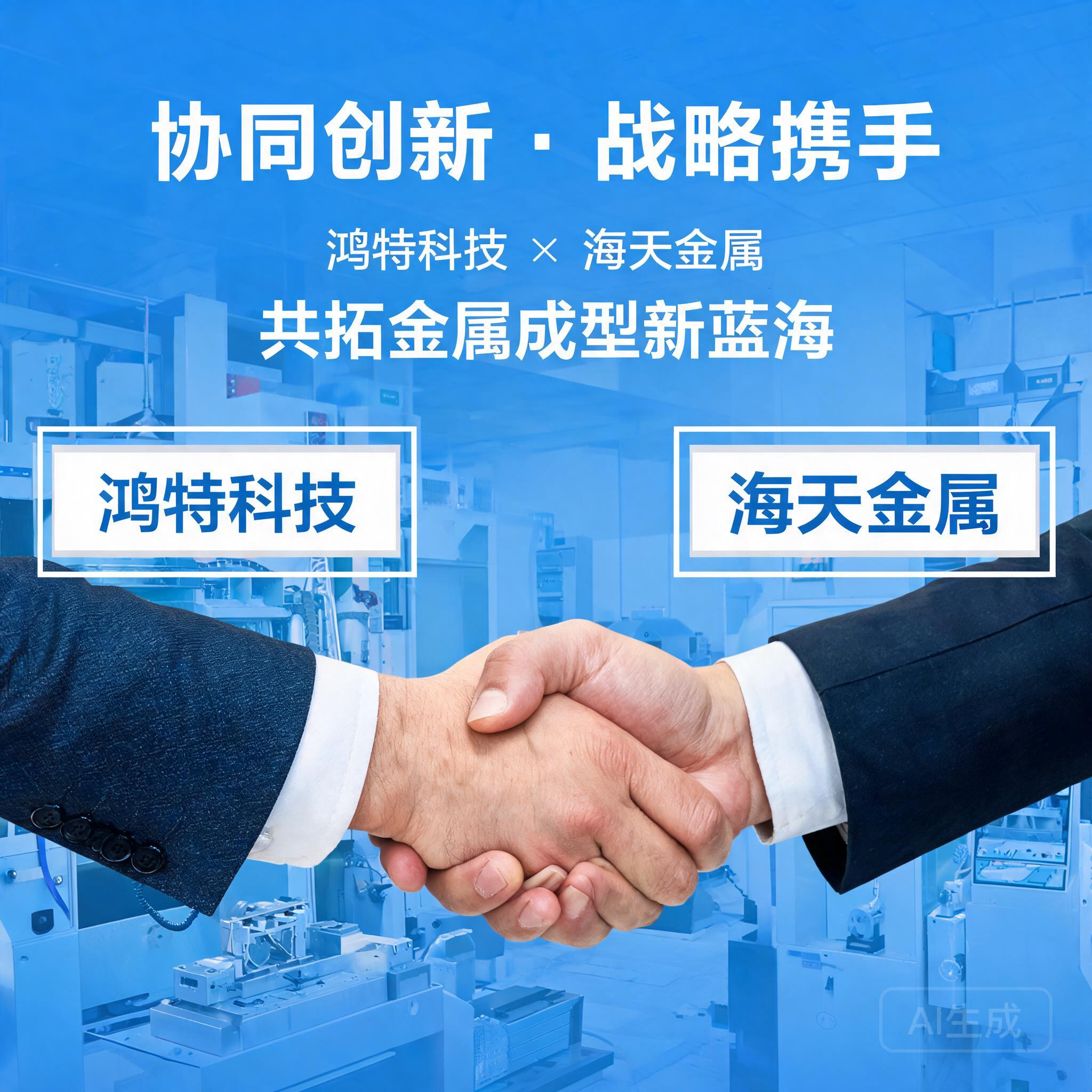 协同创新 | 鸿特科技与海天金属战略携手，共拓金属成型新蓝海