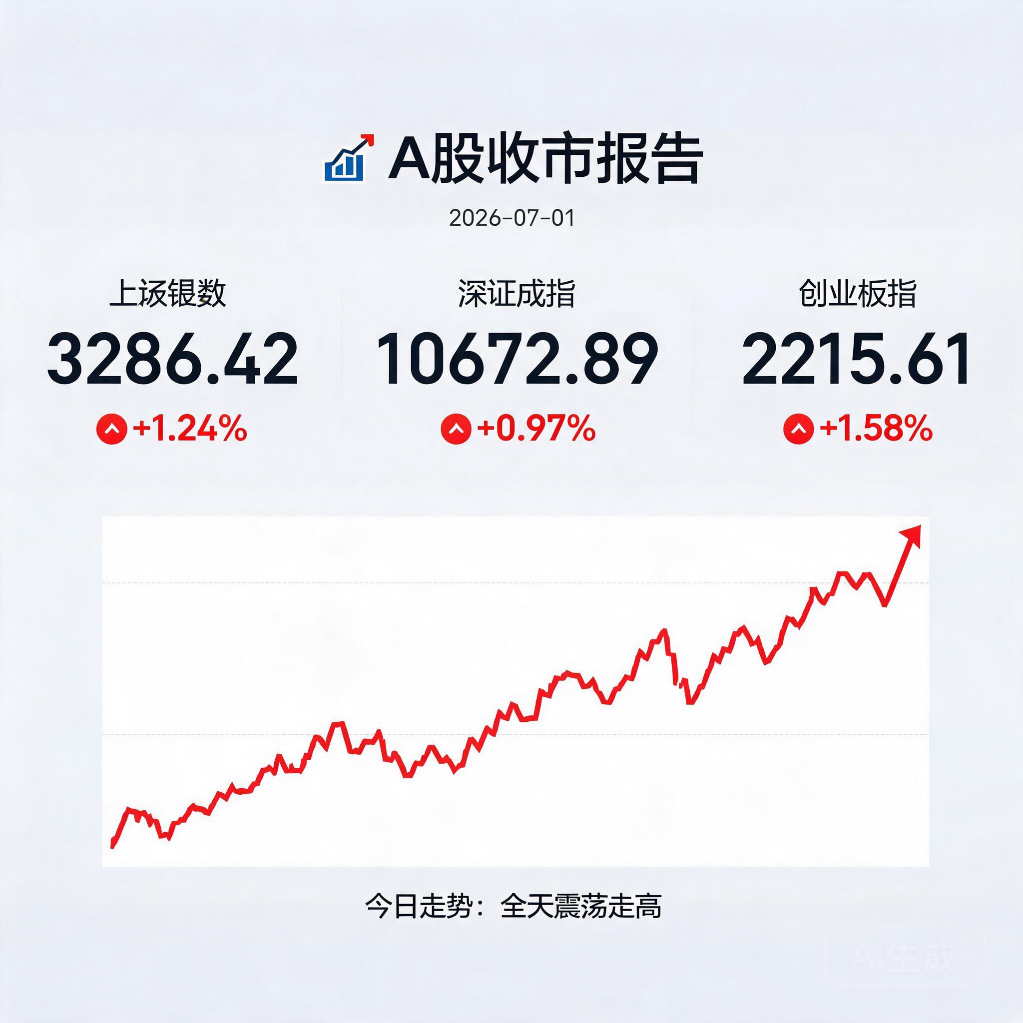 📊 A股收市报告 2026-07-01