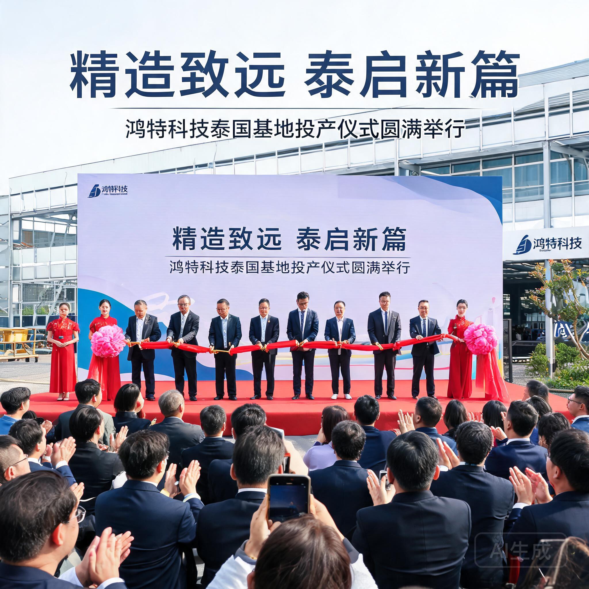 精造致远 泰启新篇|鸿特科技泰国基地投产仪式圆满举行