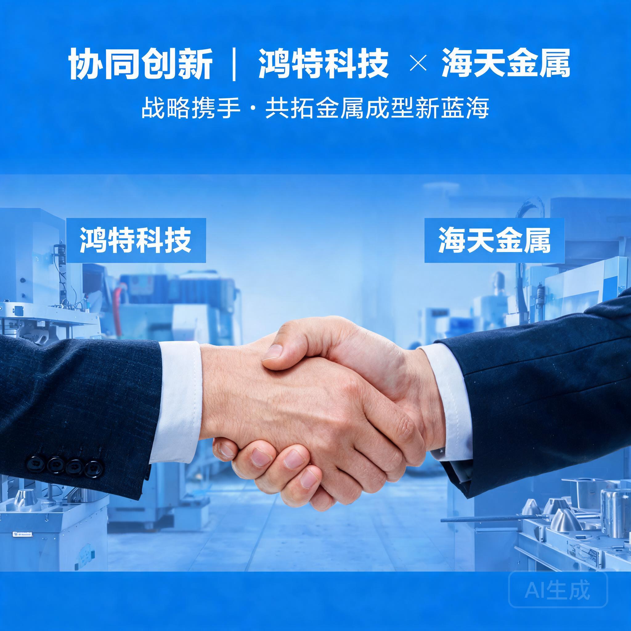 协同创新 | 鸿特科技与海天金属战略携手，共拓金属成型新蓝海
