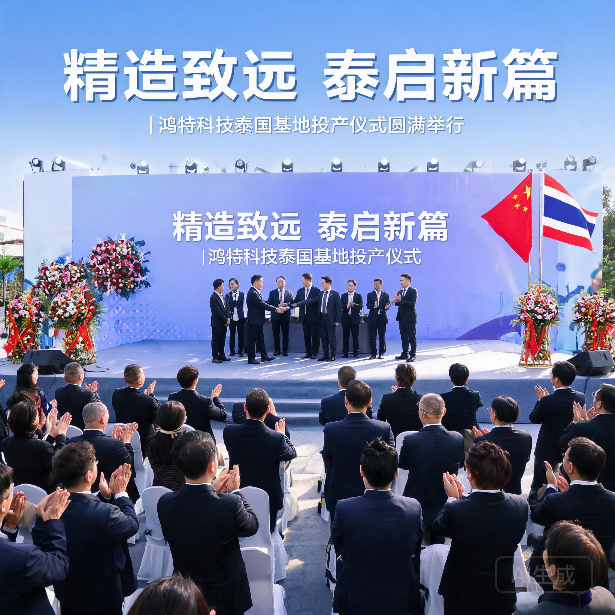 精造致远 泰启新篇|鸿特科技泰国基地投产仪式圆满举行