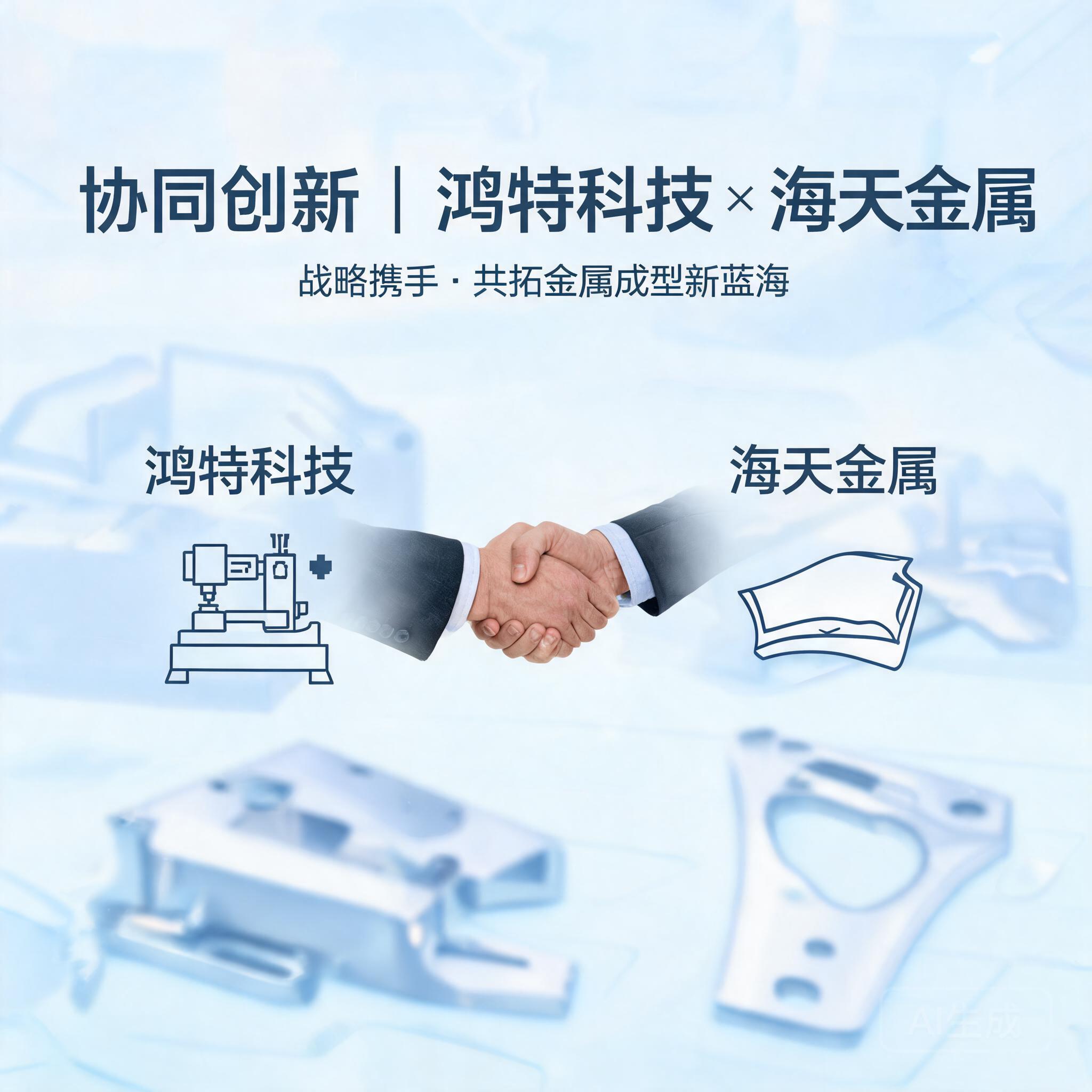 协同创新 | 鸿特科技与海天金属战略携手，共拓金属成型新蓝海