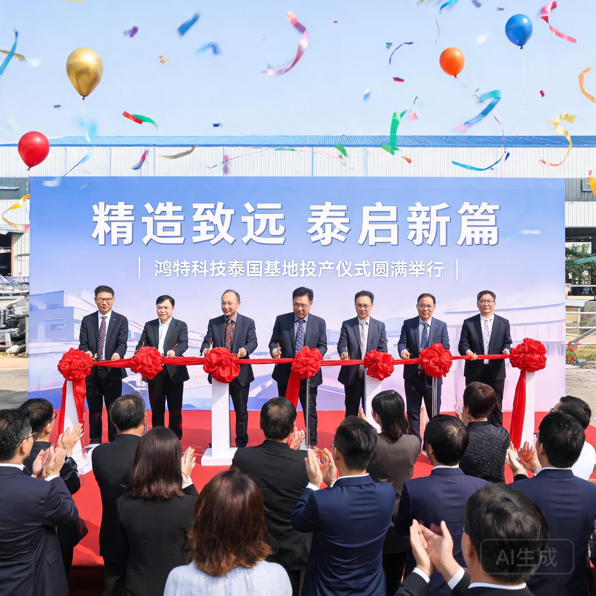 精造致远 泰启新篇|鸿特科技泰国基地投产仪式圆满举行