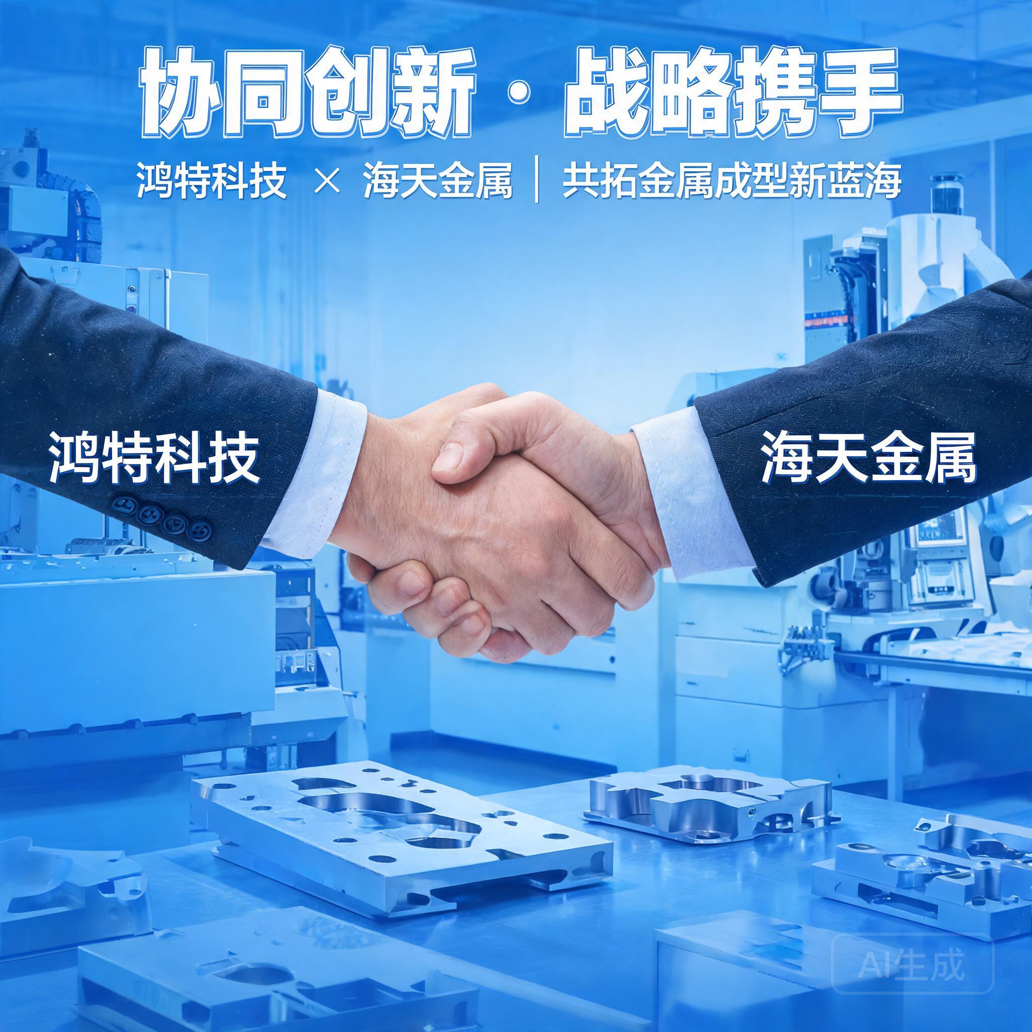 协同创新 | 鸿特科技与海天金属战略携手，共拓金属成型新蓝海