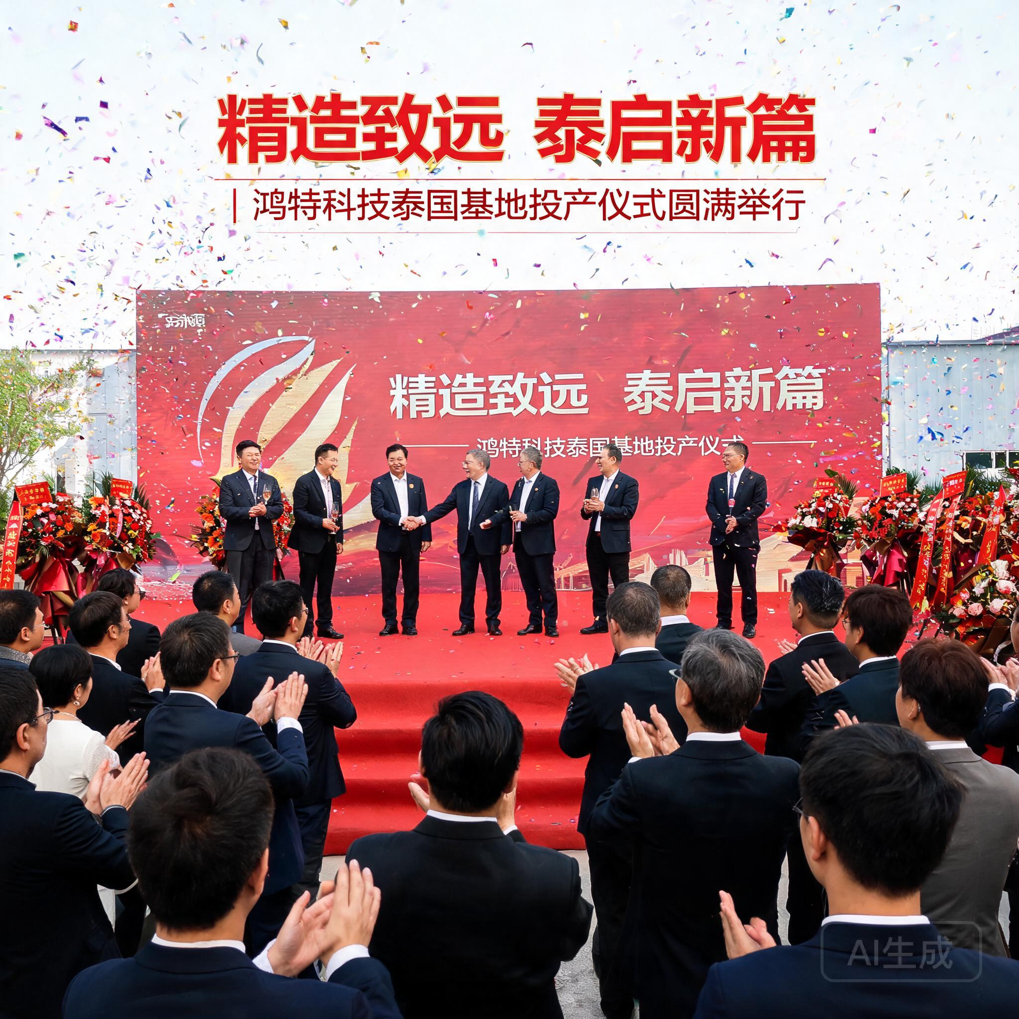 精造致远 泰启新篇|鸿特科技泰国基地投产仪式圆满举行