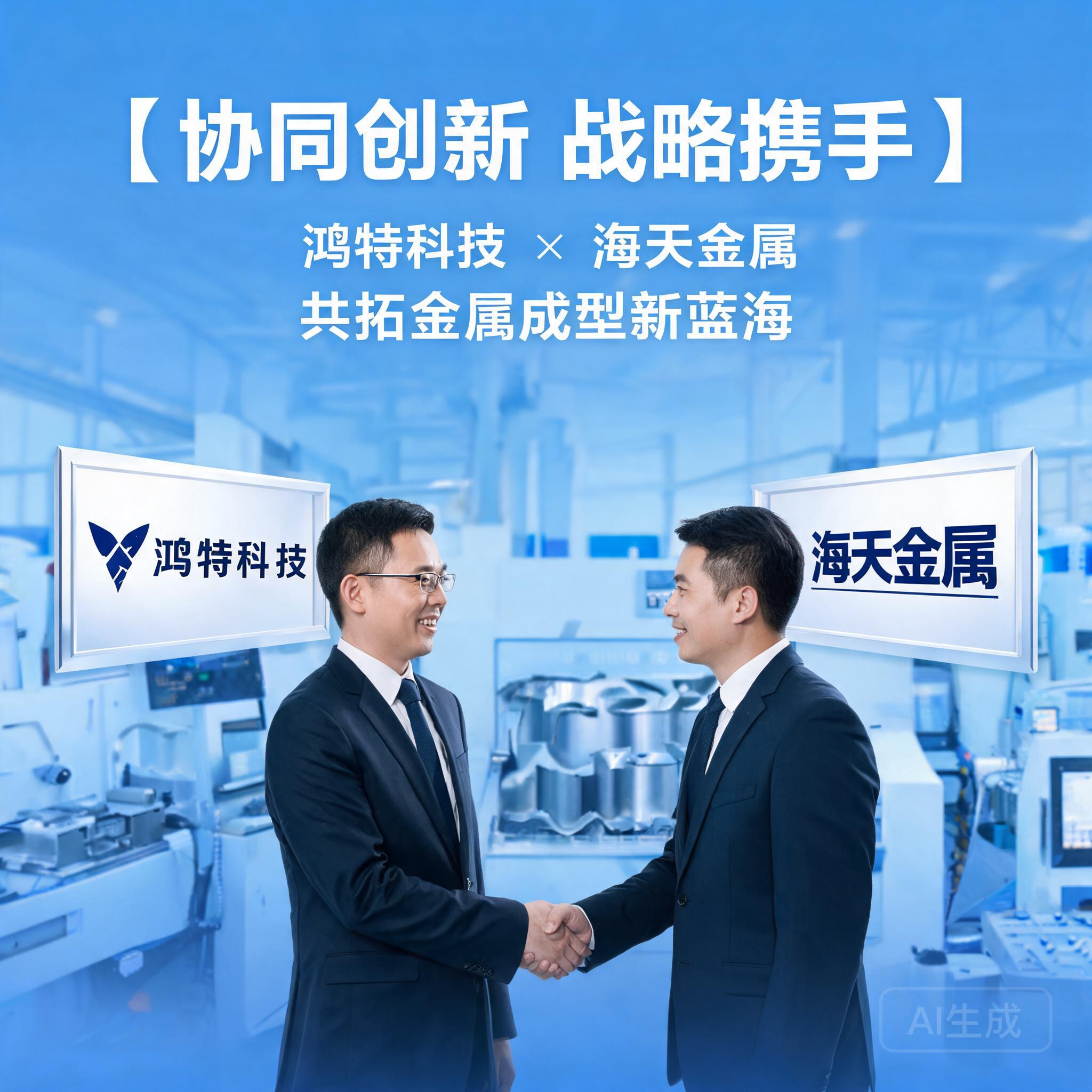 协同创新 | 鸿特科技与海天金属战略携手,共拓金属成型新蓝海