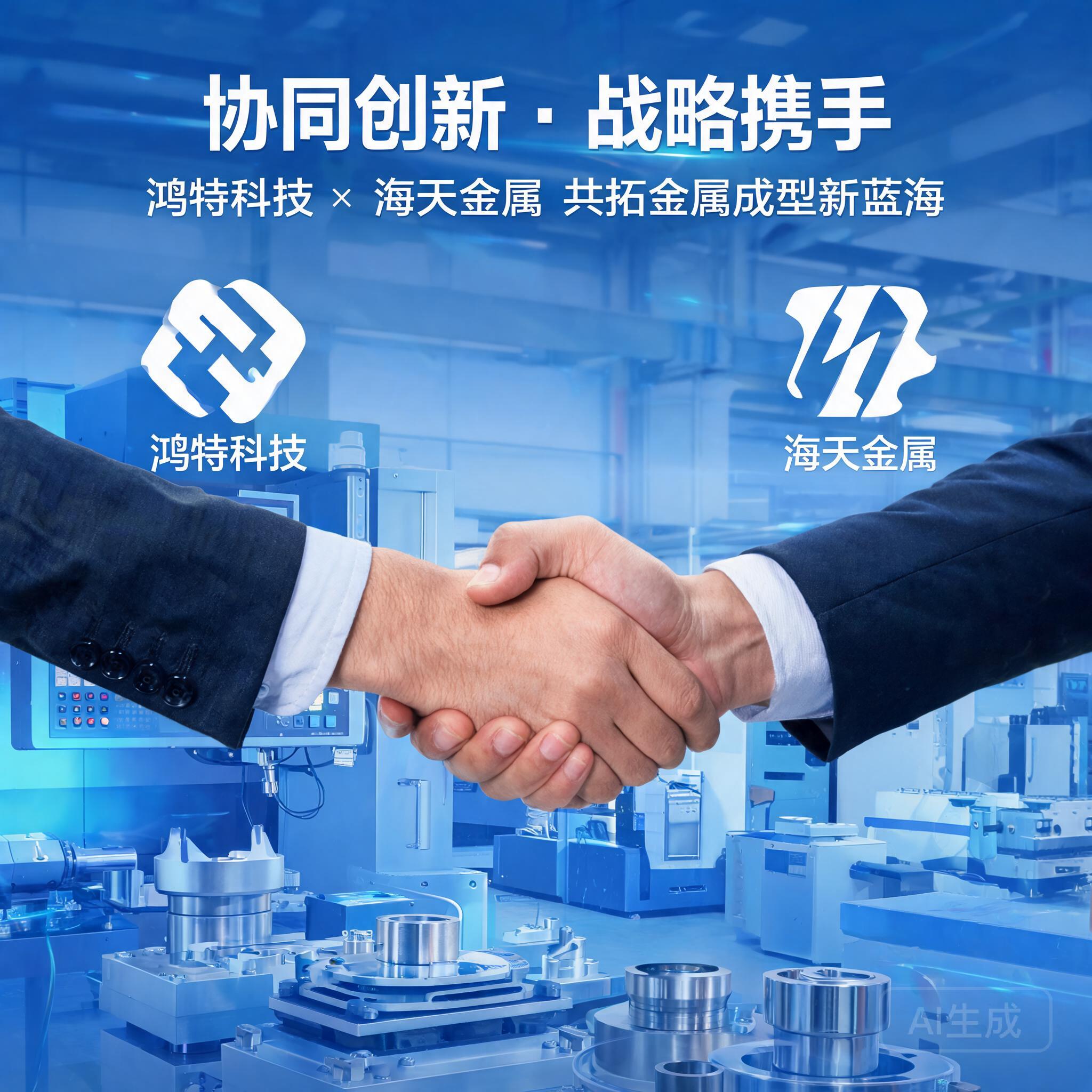 协同创新 | 鸿特科技与海天金属战略携手，共拓金属成型新蓝海