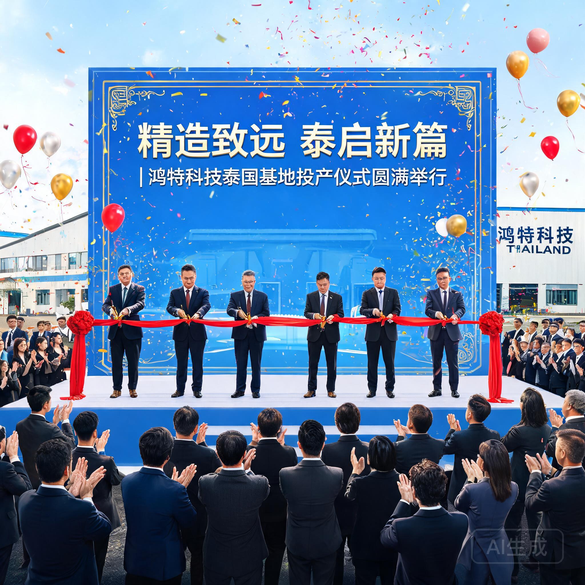 精造致远 泰启新篇|鸿特科技泰国基地投产仪式圆满举行