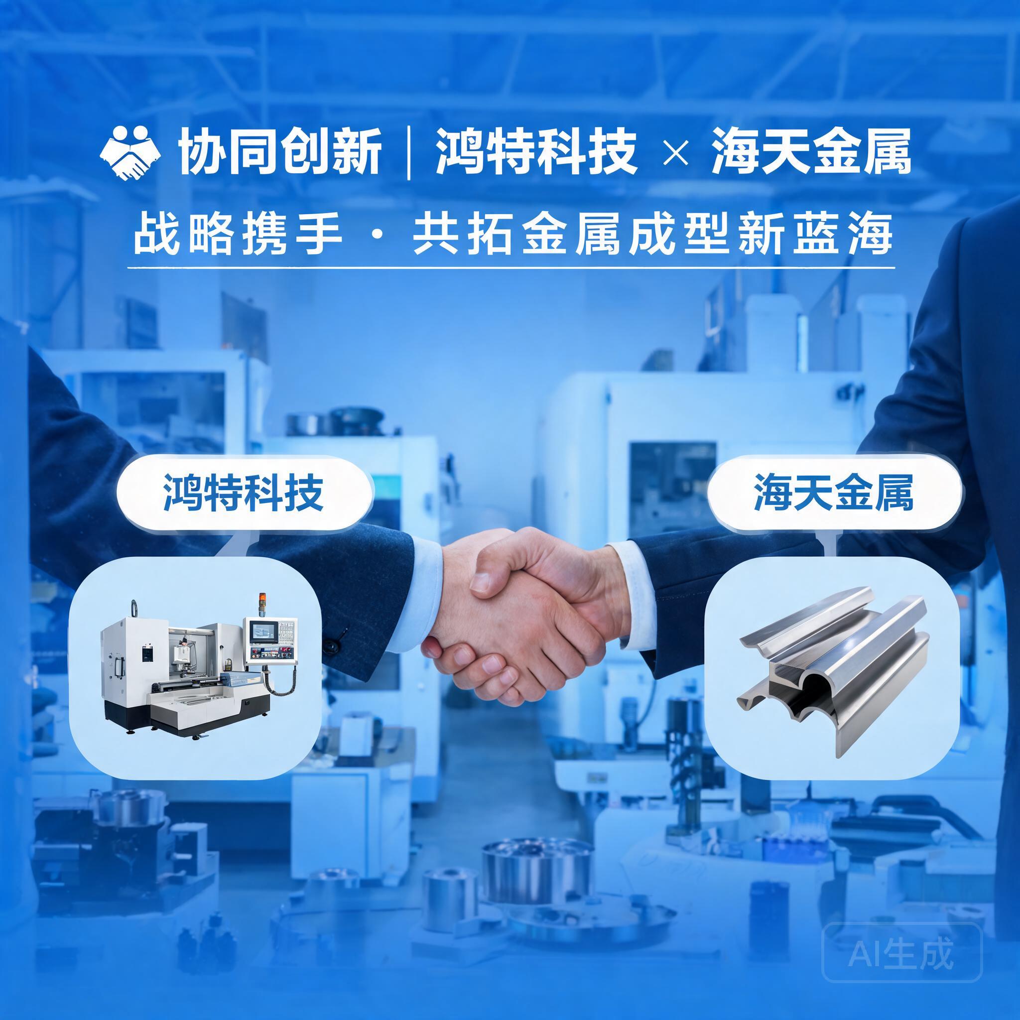 协同创新 | 鸿特科技与海天金属战略携手,共拓金属成型新蓝海