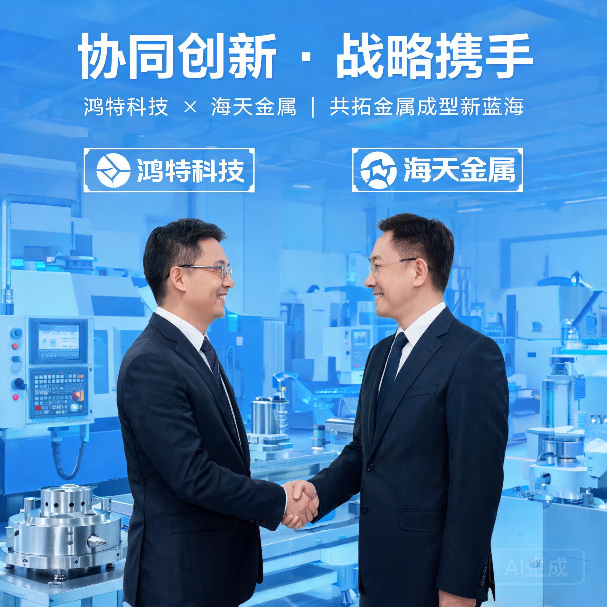 协同创新 | 鸿特科技与海天金属战略携手,共拓金属成型新蓝海