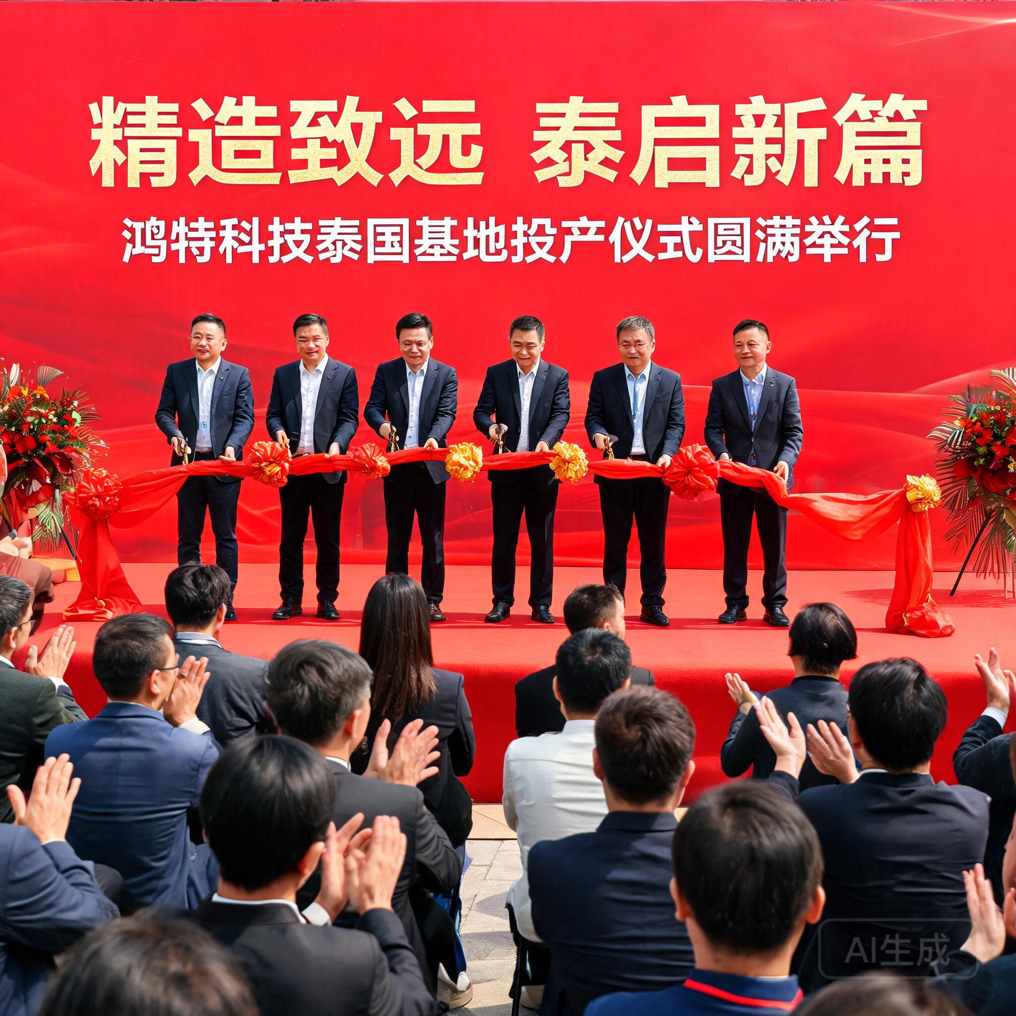精造致远 泰启新篇|鸿特科技泰国基地投产仪式圆满举行