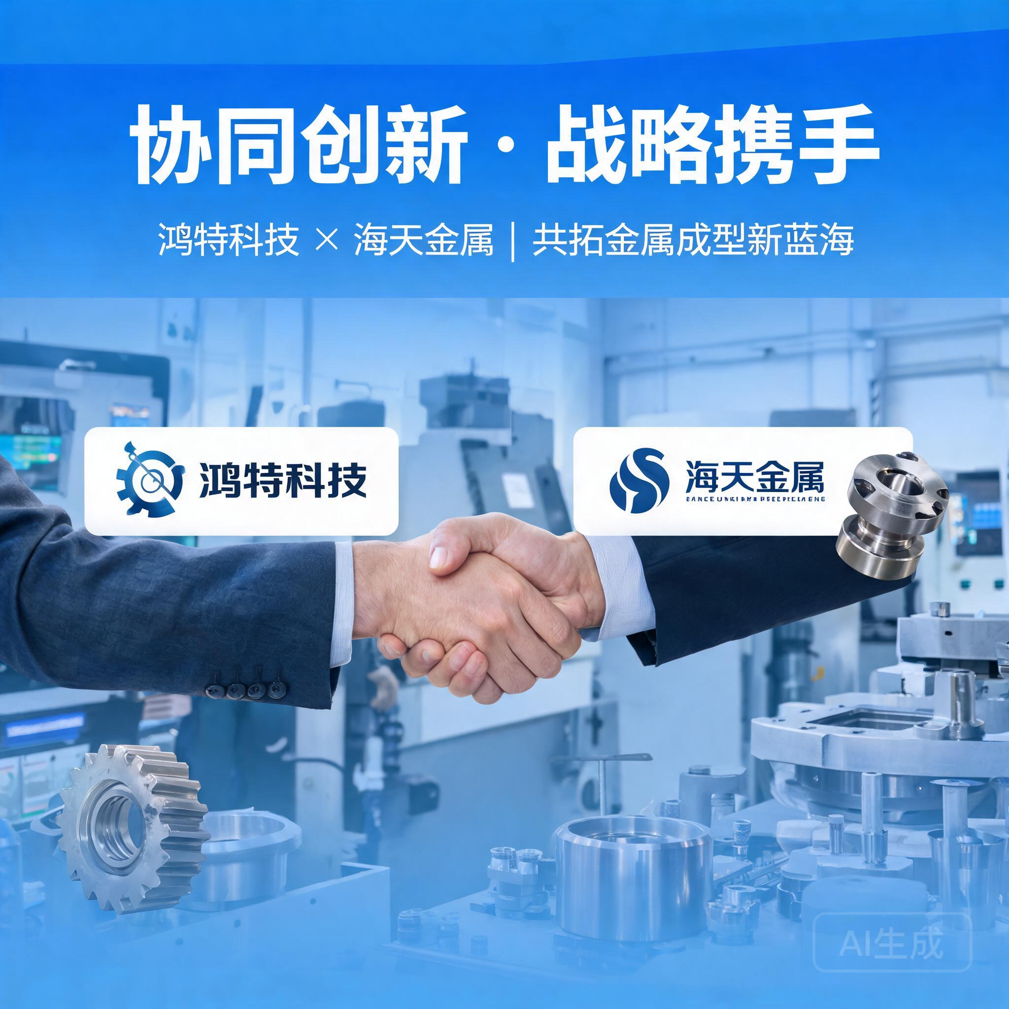 协同创新 | 鸿特科技与海天金属战略携手，共拓金属成型新蓝海