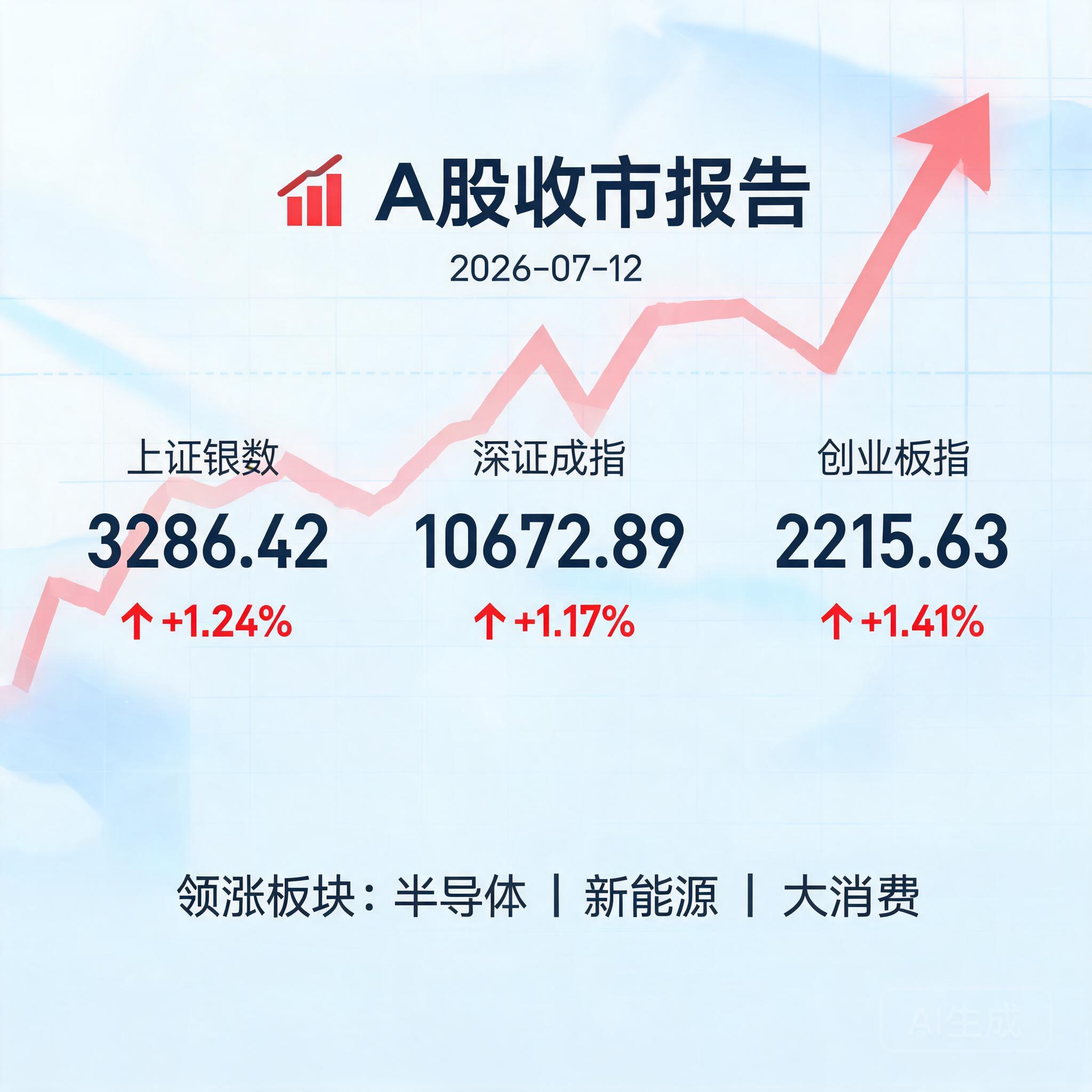 📊 A股收市报告 2026-07-12