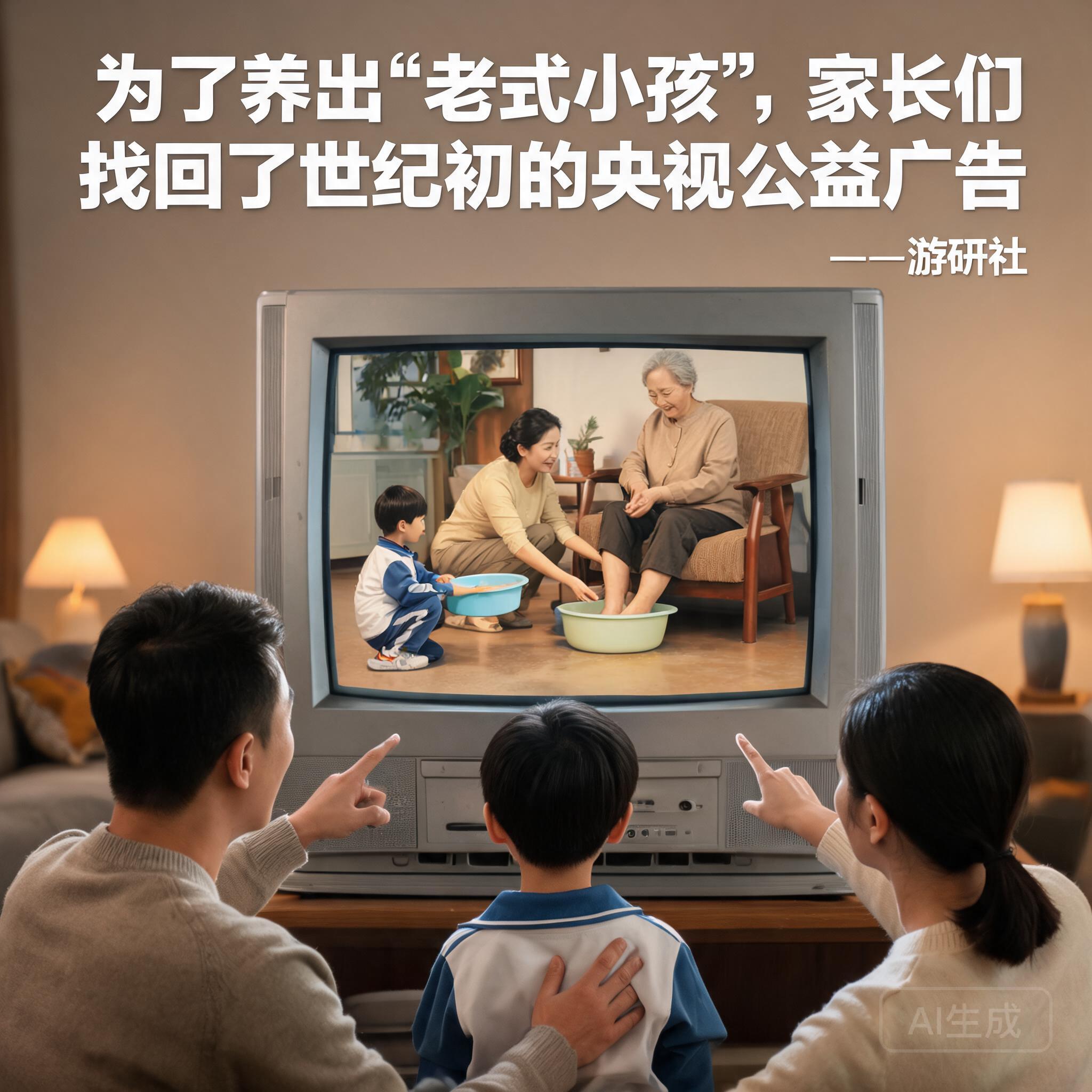 为了养出“老式小孩”，家长们找回了世纪初的央视公益广告 - 游研社