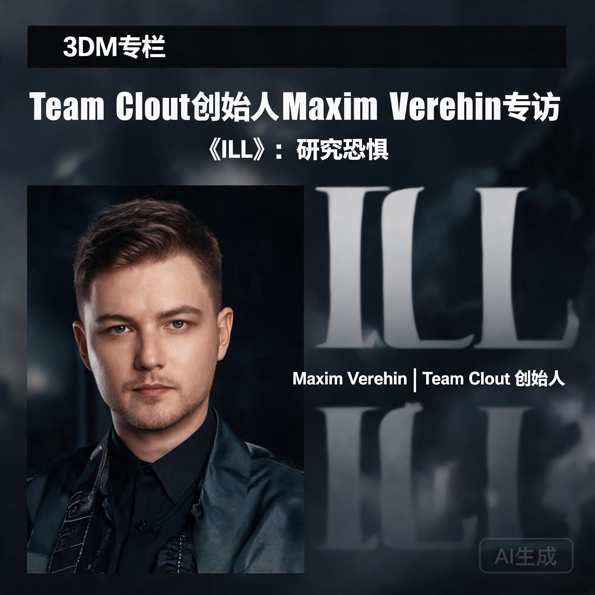Team Clout创始人Maxim Verehin专访:《ILL》,研究恐惧_3DM专栏