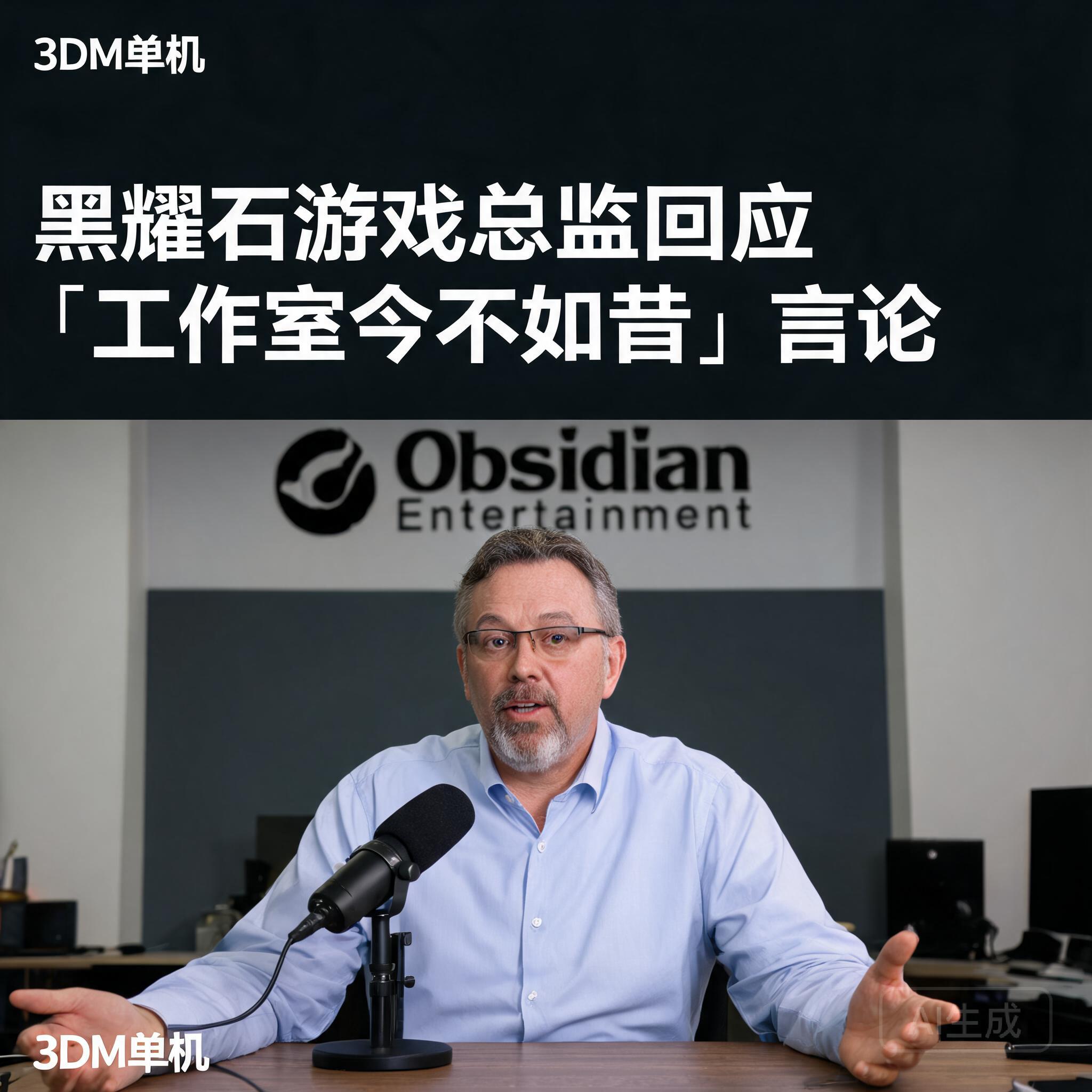 黑曜石游戏总监回应外界称工作室今不如昔的言论_3DM单机