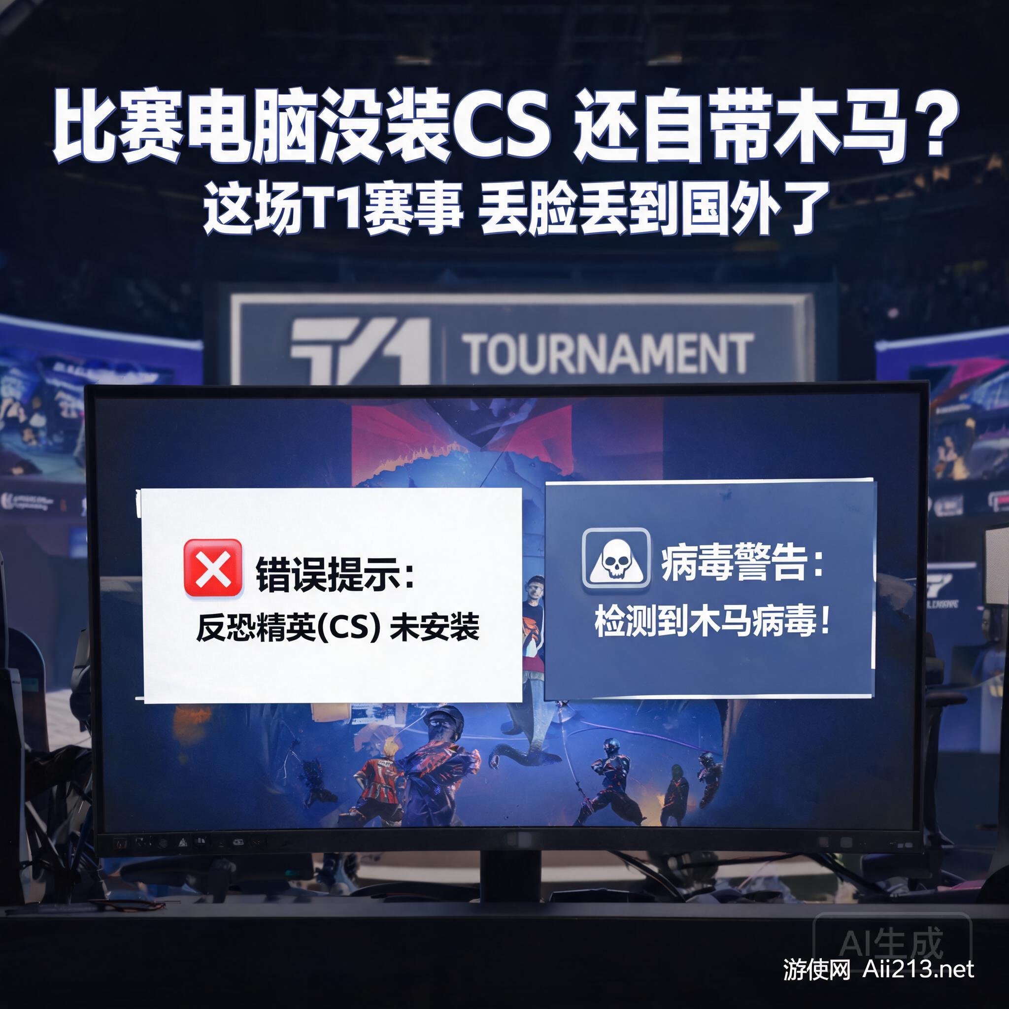 比赛电脑没装CS,还自带木马病毒?这场T1赛事,丢脸丢到国外了_游侠网 Ali213.net