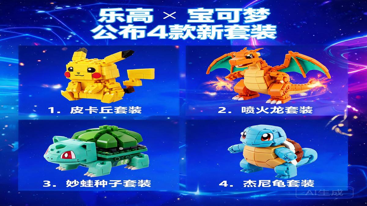 乐高x宝可梦公布4款新套装 -- 来自游研社