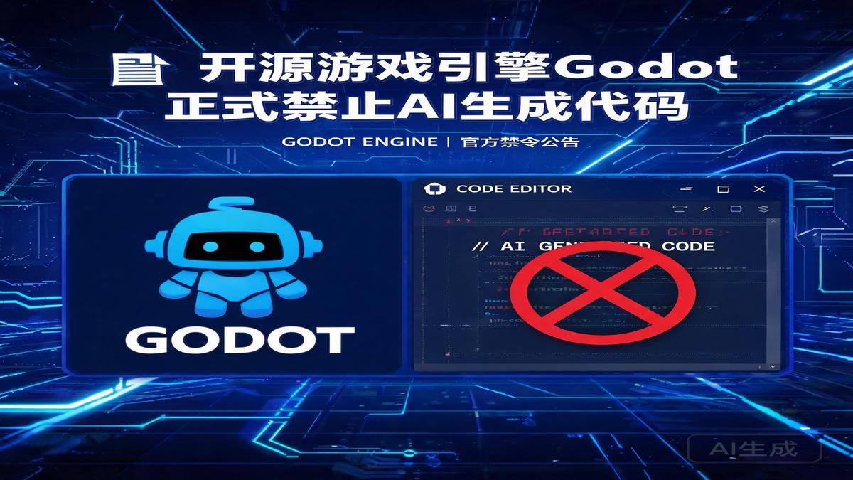 开源游戏引擎Godot正式禁止AI生成代码:垃圾太多审查不过来了 - 游研社